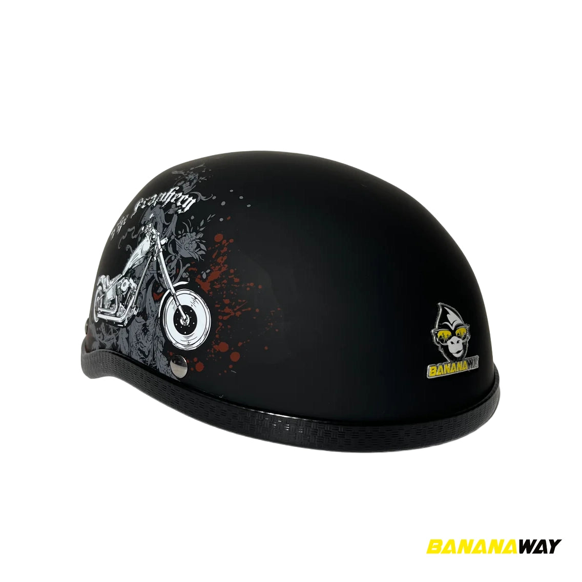 Casco BW-MW-LV-20 Profecía Negro Mate