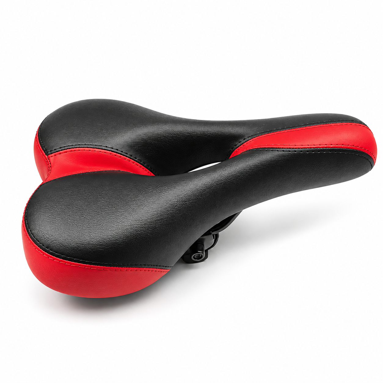 Asiento para scooter negro-rojo