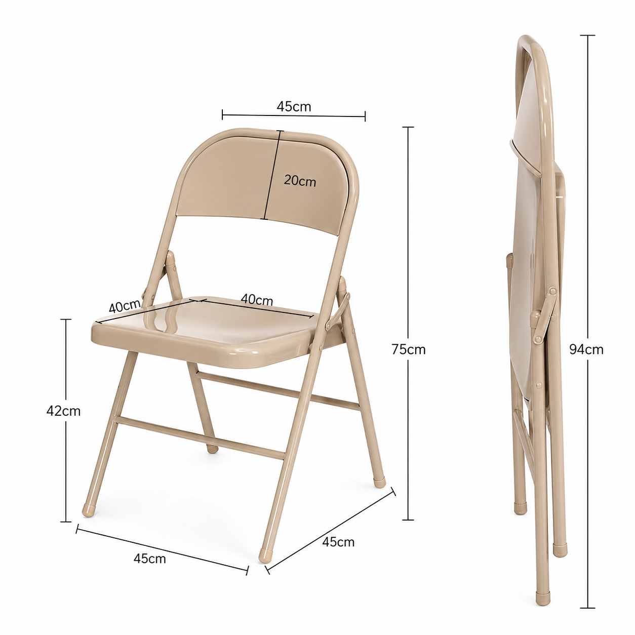 Silla Plegable Compacta Yeruti Compacta