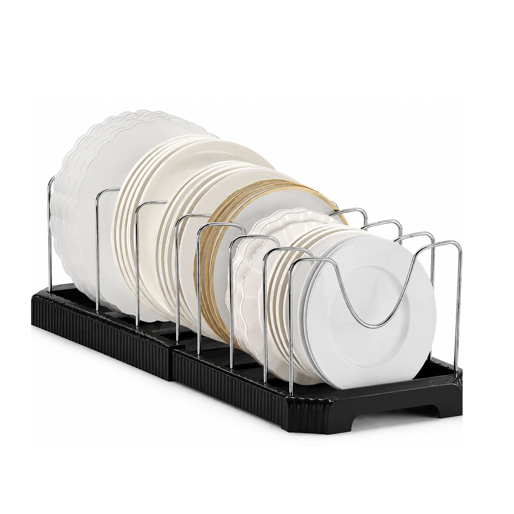 Organizador extensible para tapas y sartenes Sheila —  ajustable 20-36 cm