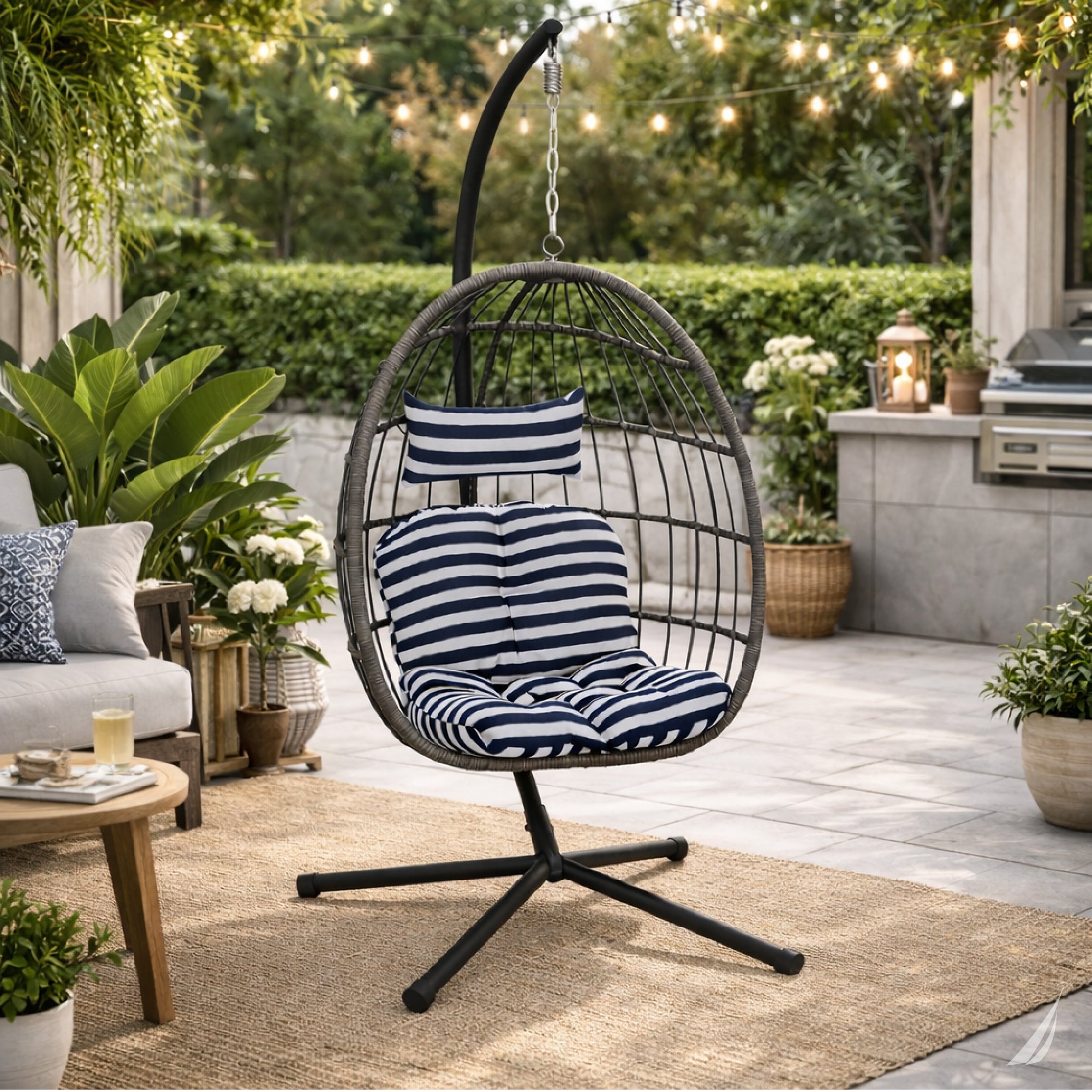 Columpio Hamaca Nautica Home Silla Jardin Terraza Exterior