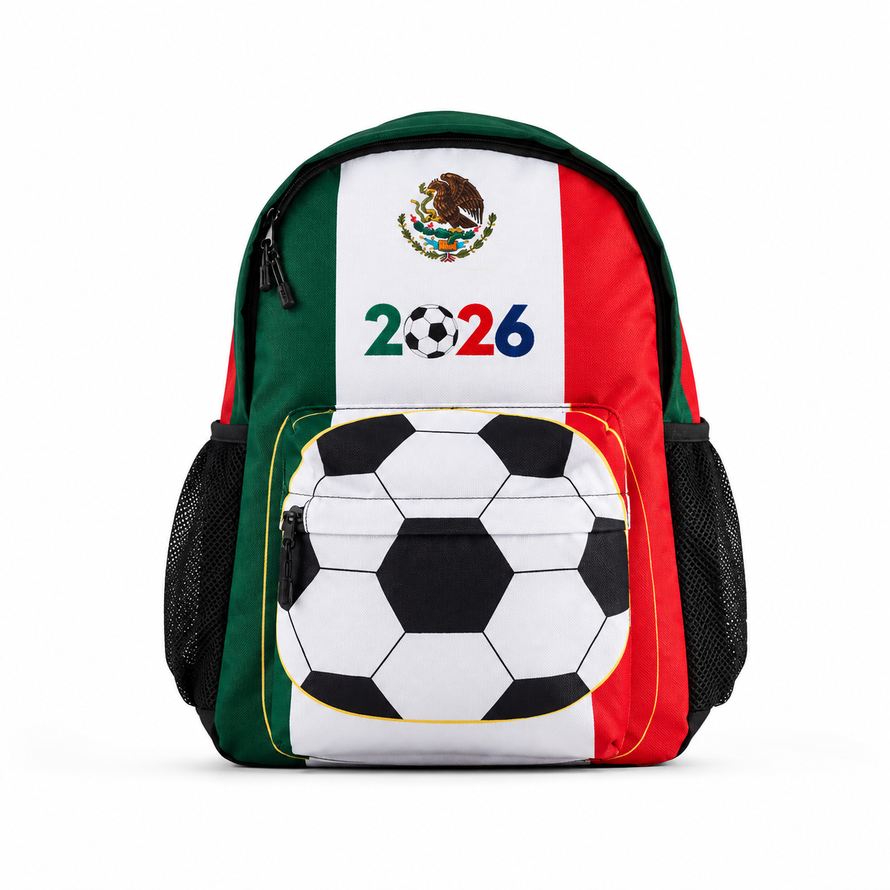 Mochila infantil México 2026 — edición especial Mundial de fútbol