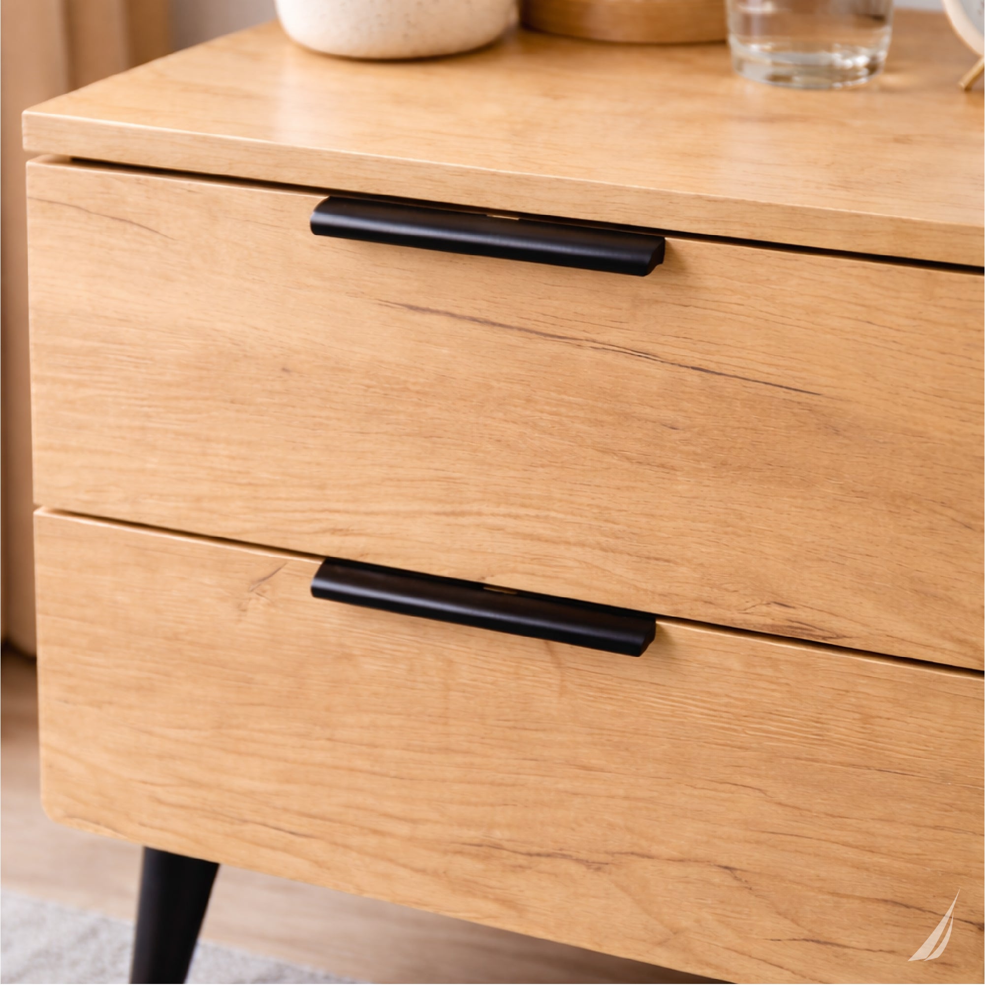 Buro Individual Nautica Home 2 Cajones Moderno Madera