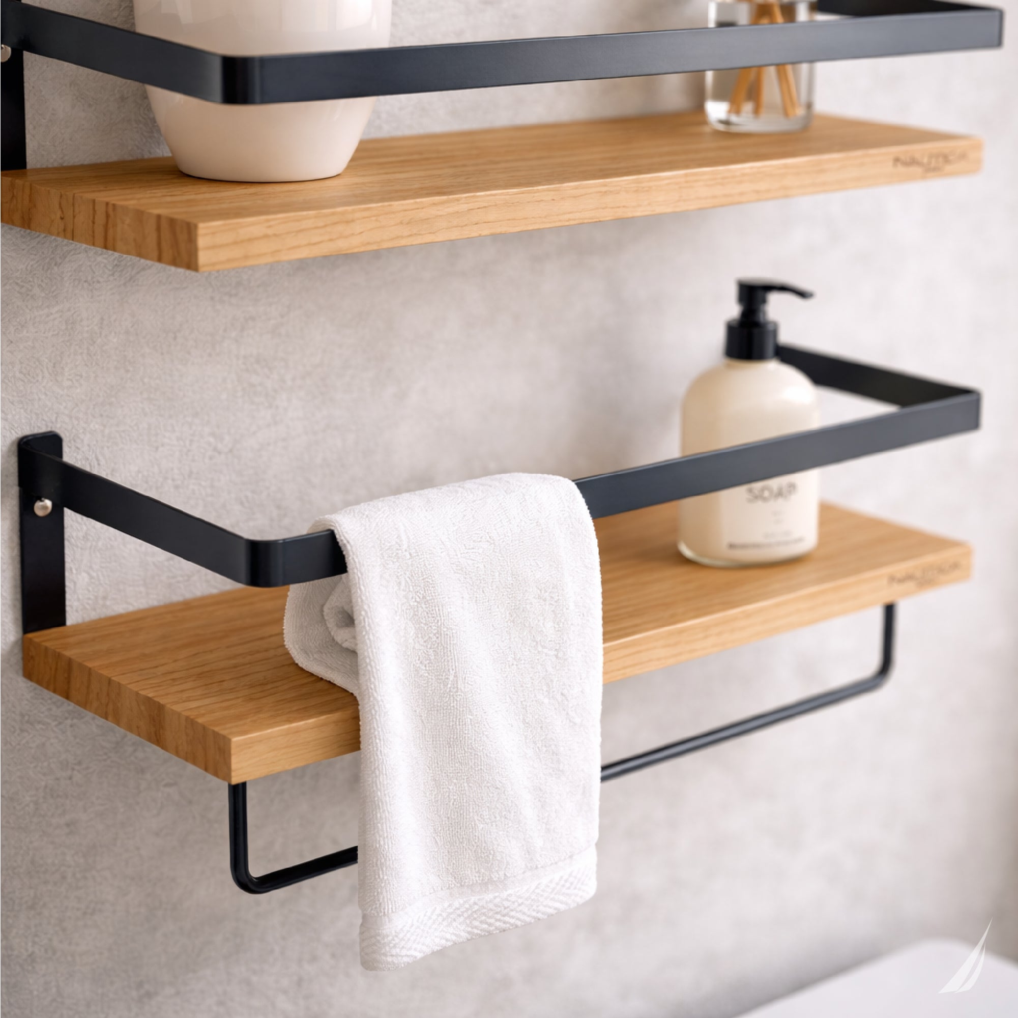 3 Repisas Nautica Estantes Flotantes Hogar Baño Decorativas