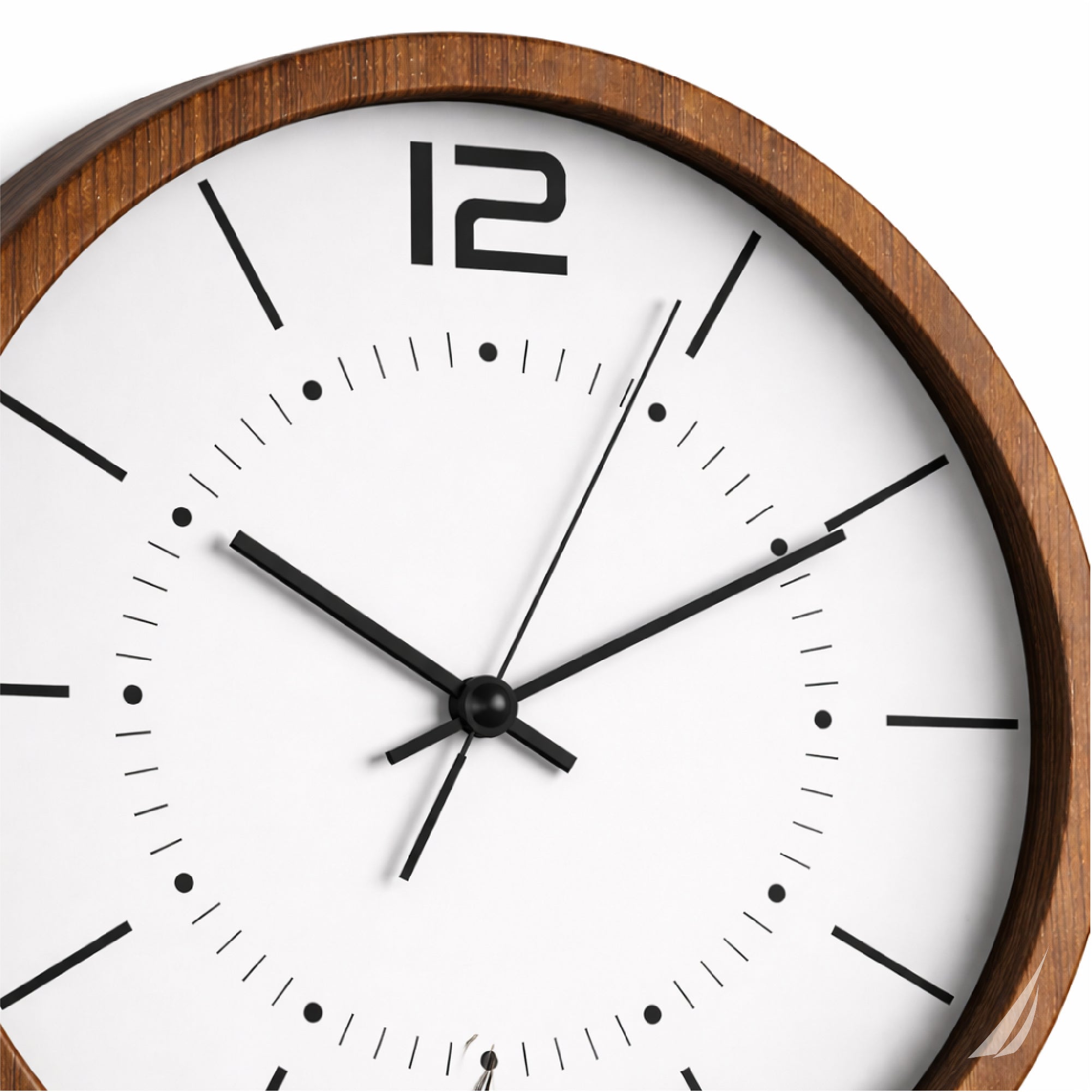 Reloj Pared Nautica - Madera Elegante Decorativo Silencioso