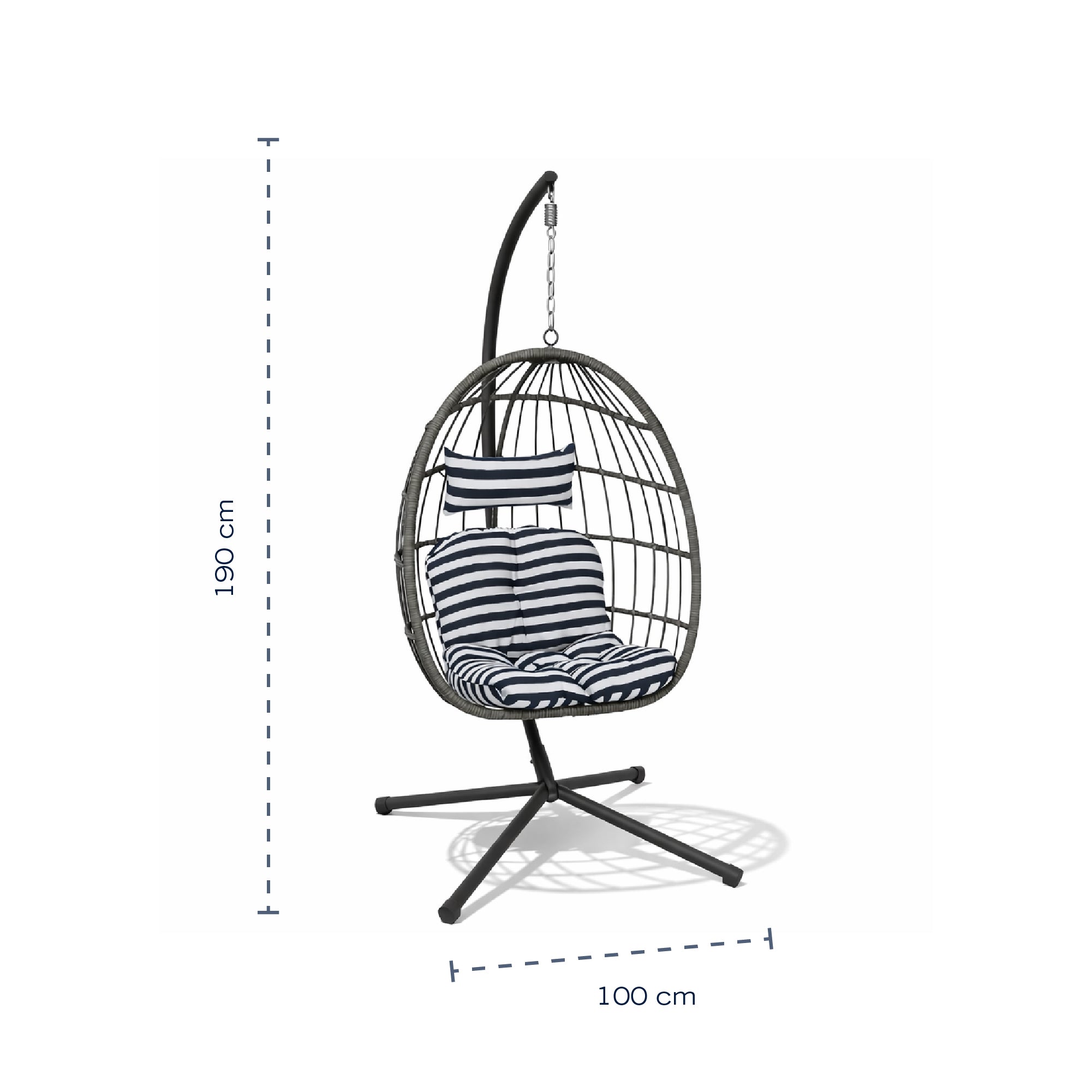 Columpio Hamaca Nautica Home Silla Jardin Terraza Exterior