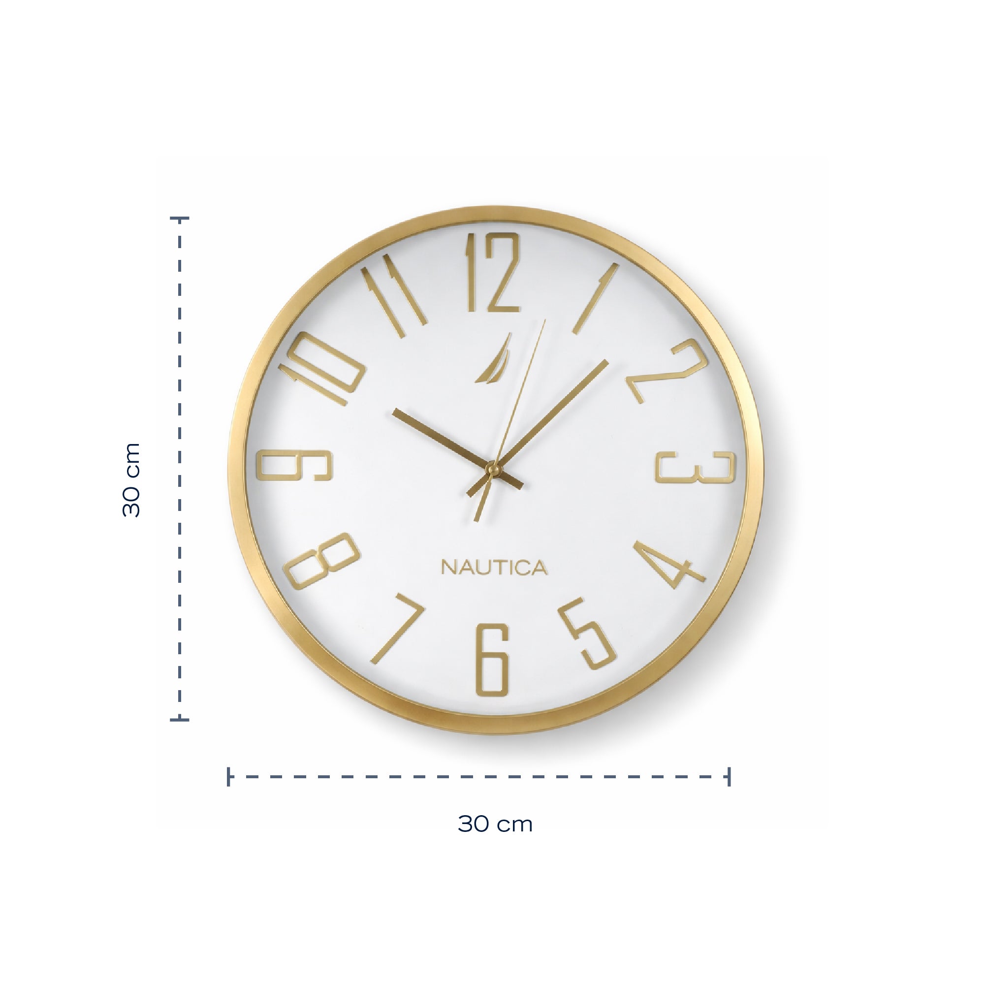Reloj De Pared Nautica Moderno Elegante Decorativo Silencioso