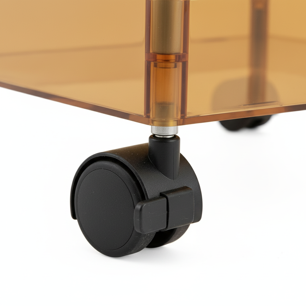 Carrito rodante delgado de 4 niveles Dulce - Organizador de almacenamiento con ruedas