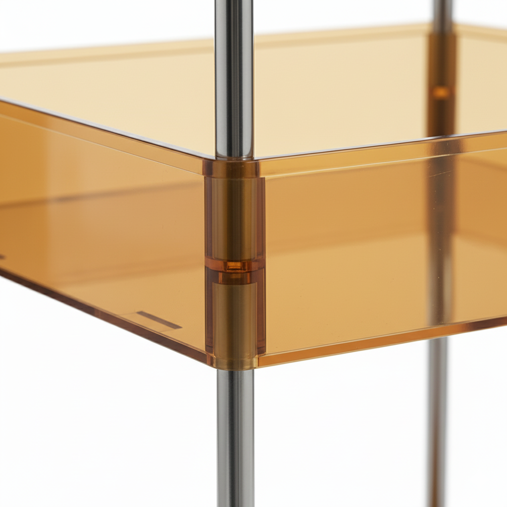 Carrito rodante delgado de 4 niveles Dulce - Organizador de almacenamiento con ruedas