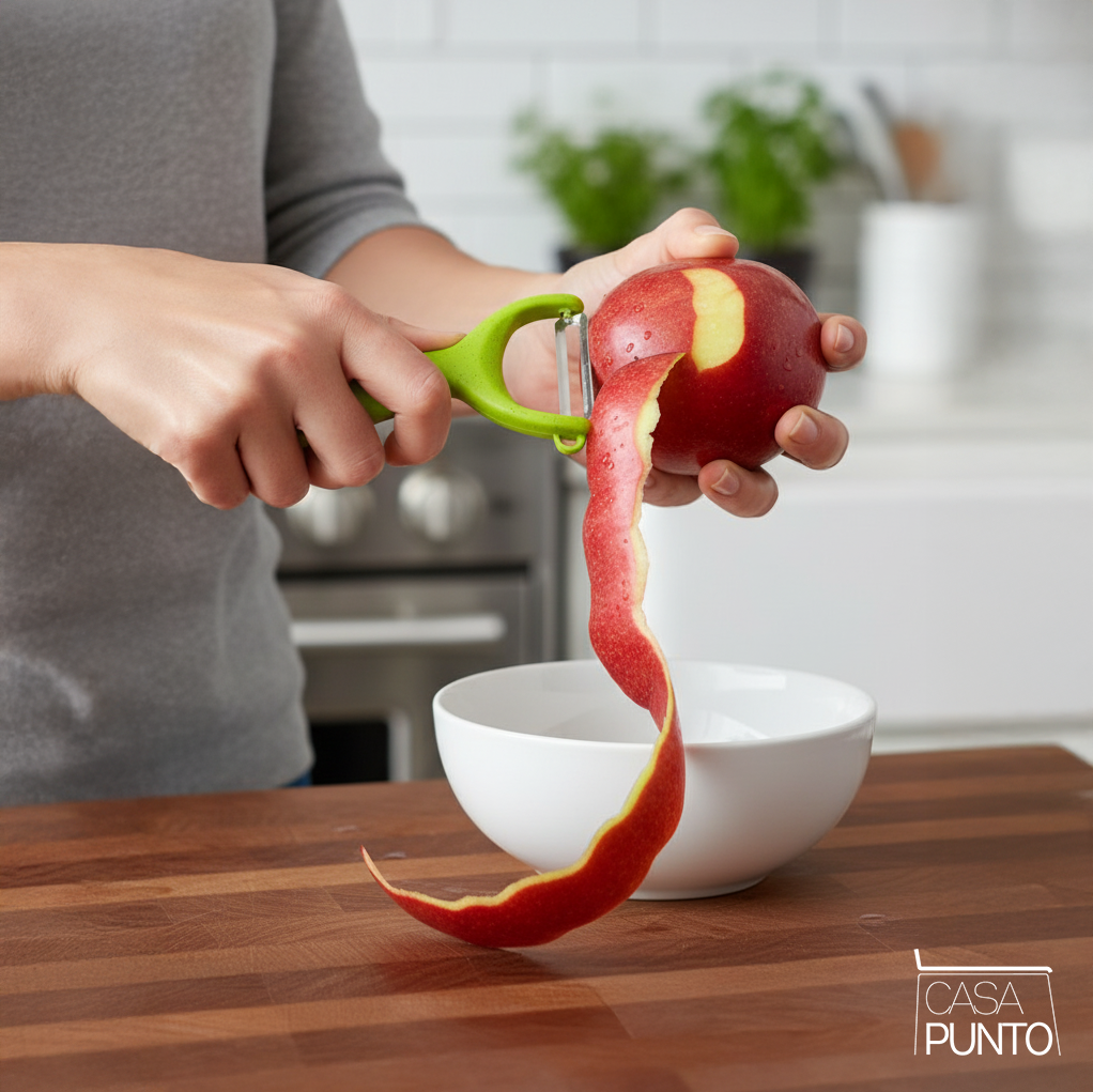 Juego de cuchillos de paja de trigo Turbo de 6 piezas, coloridos con afilador y estuche