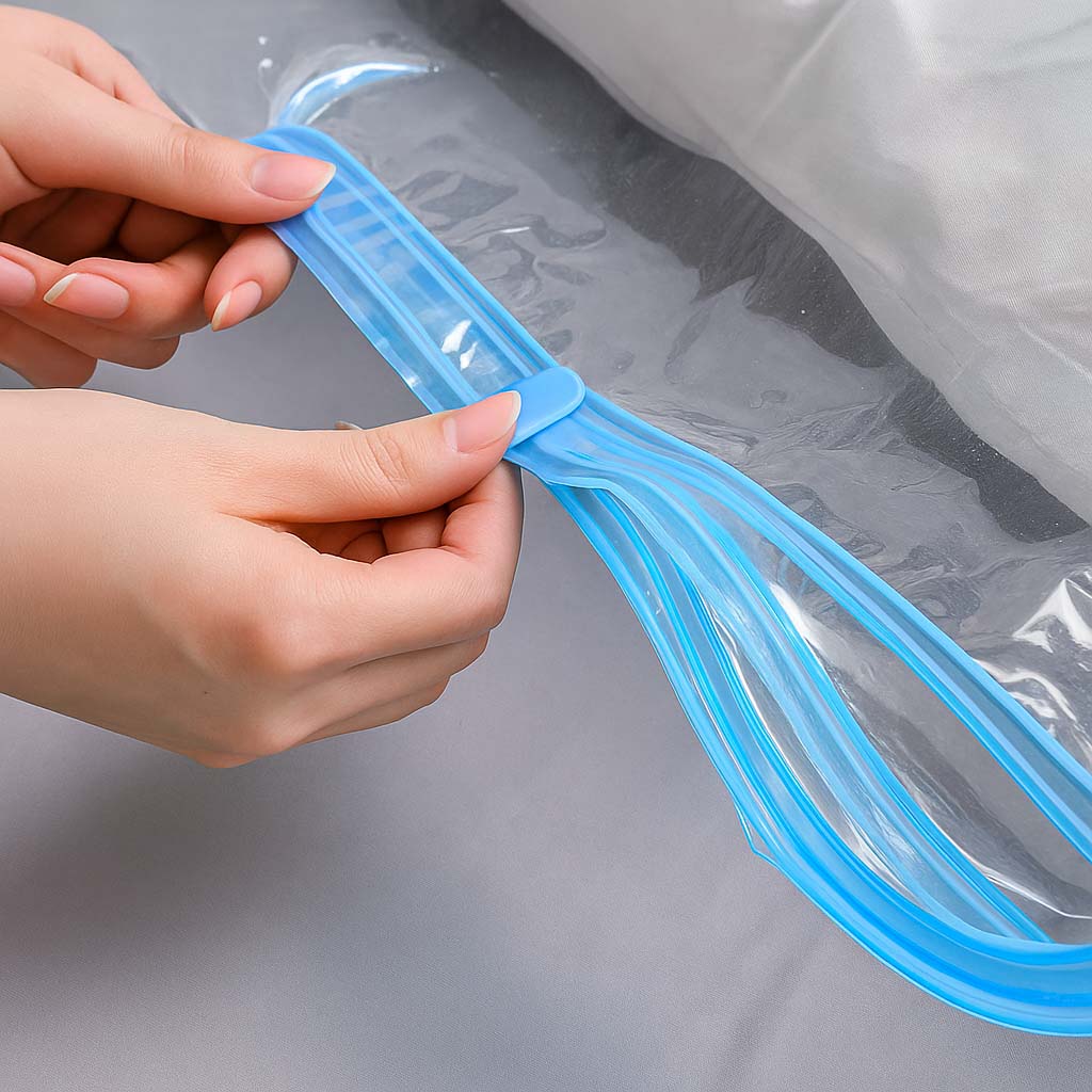 Vuc Paquete de 20 bolsas de almacenamiento al vacío - Bolsas de compresión con bomba manual