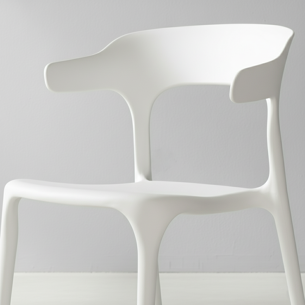 Silla de comedor apilable con brazos Heifro