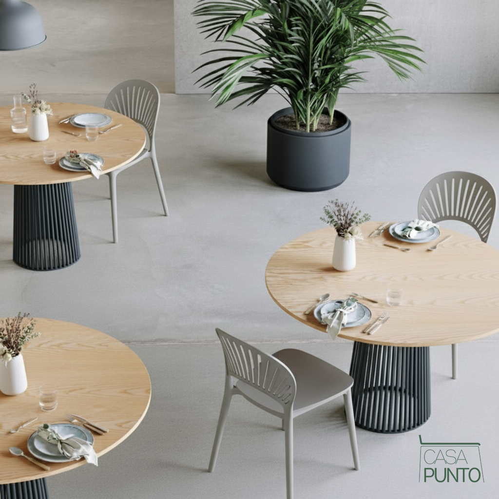 Silla de comedor apilable Ola