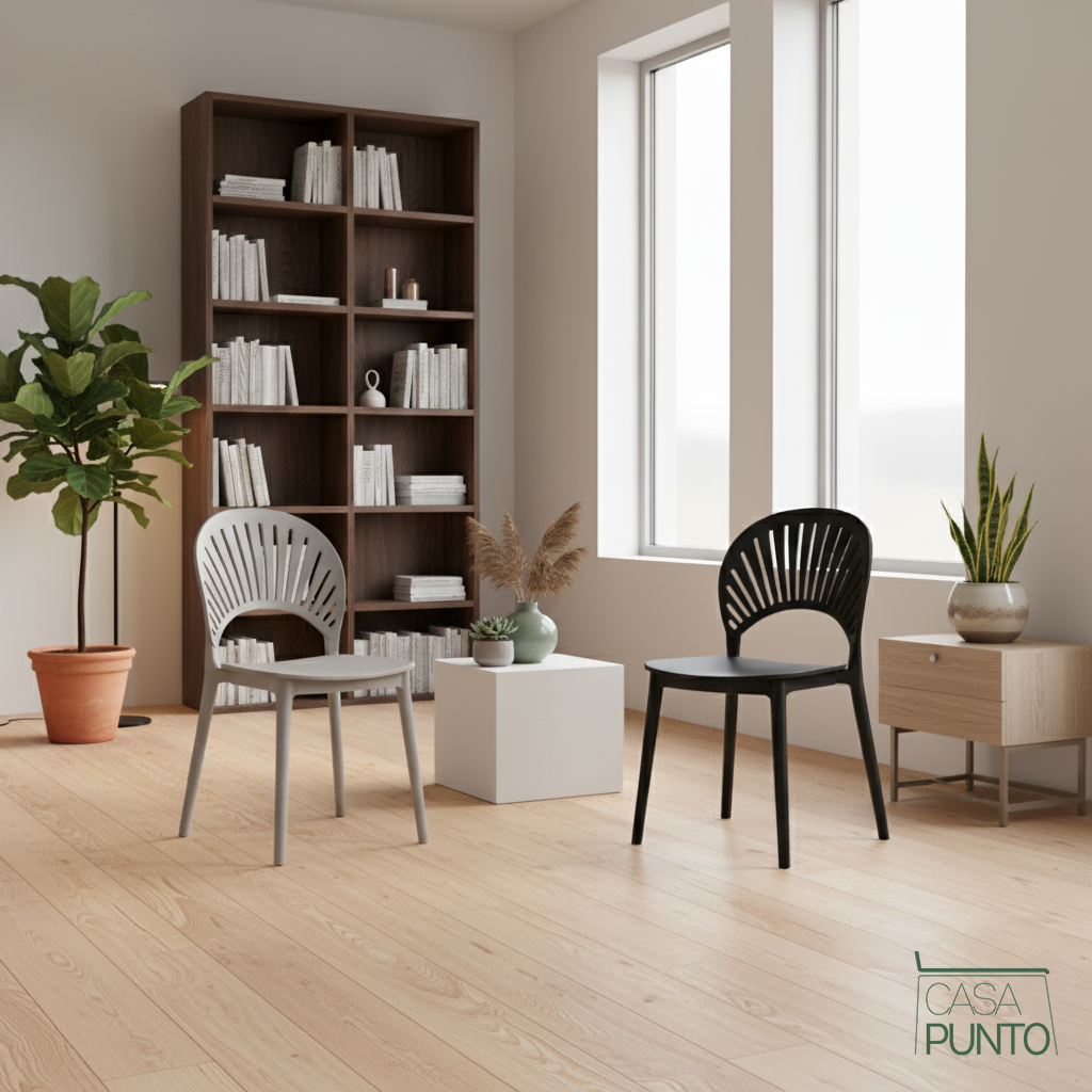 Silla de comedor apilable Ola