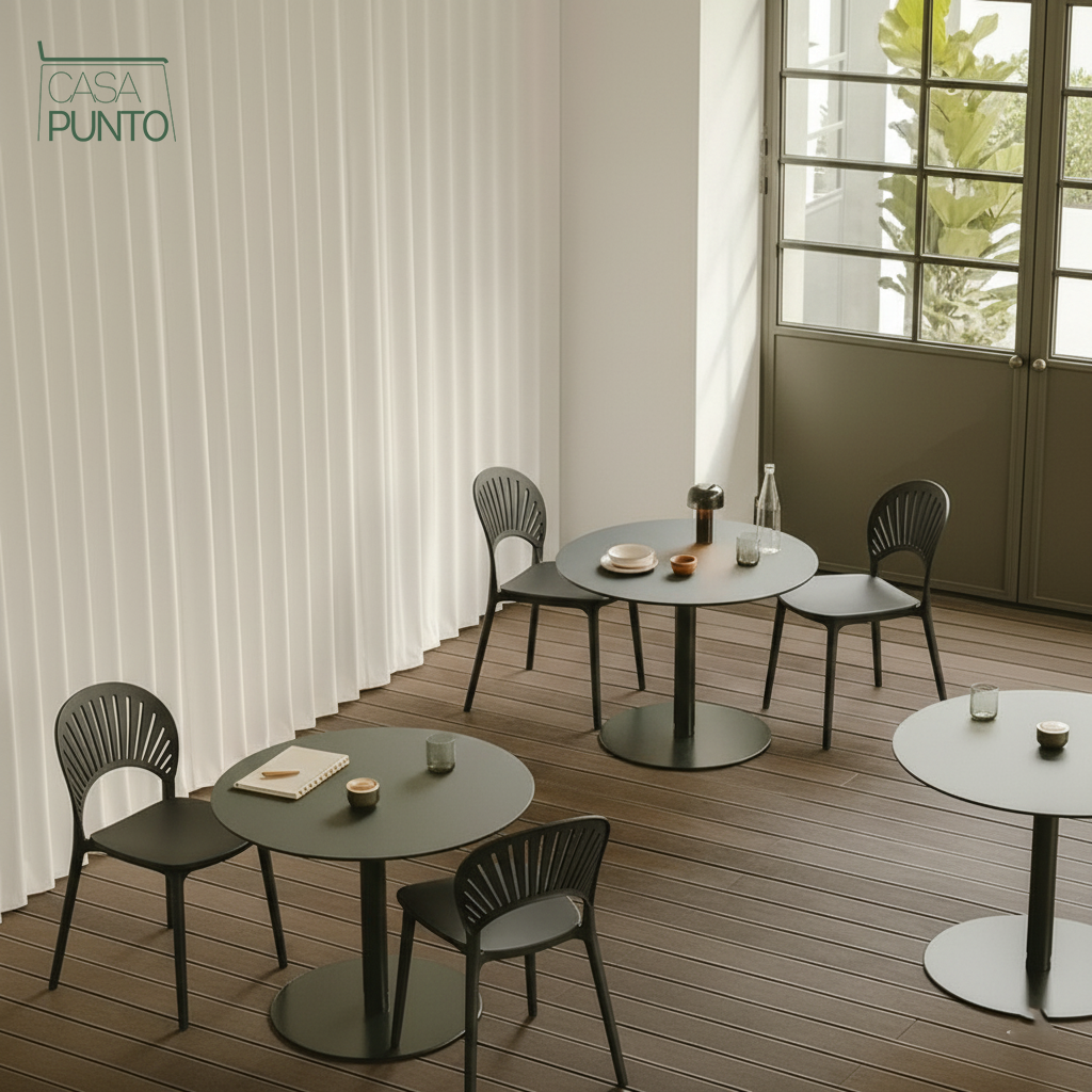 Silla de comedor apilable Ola