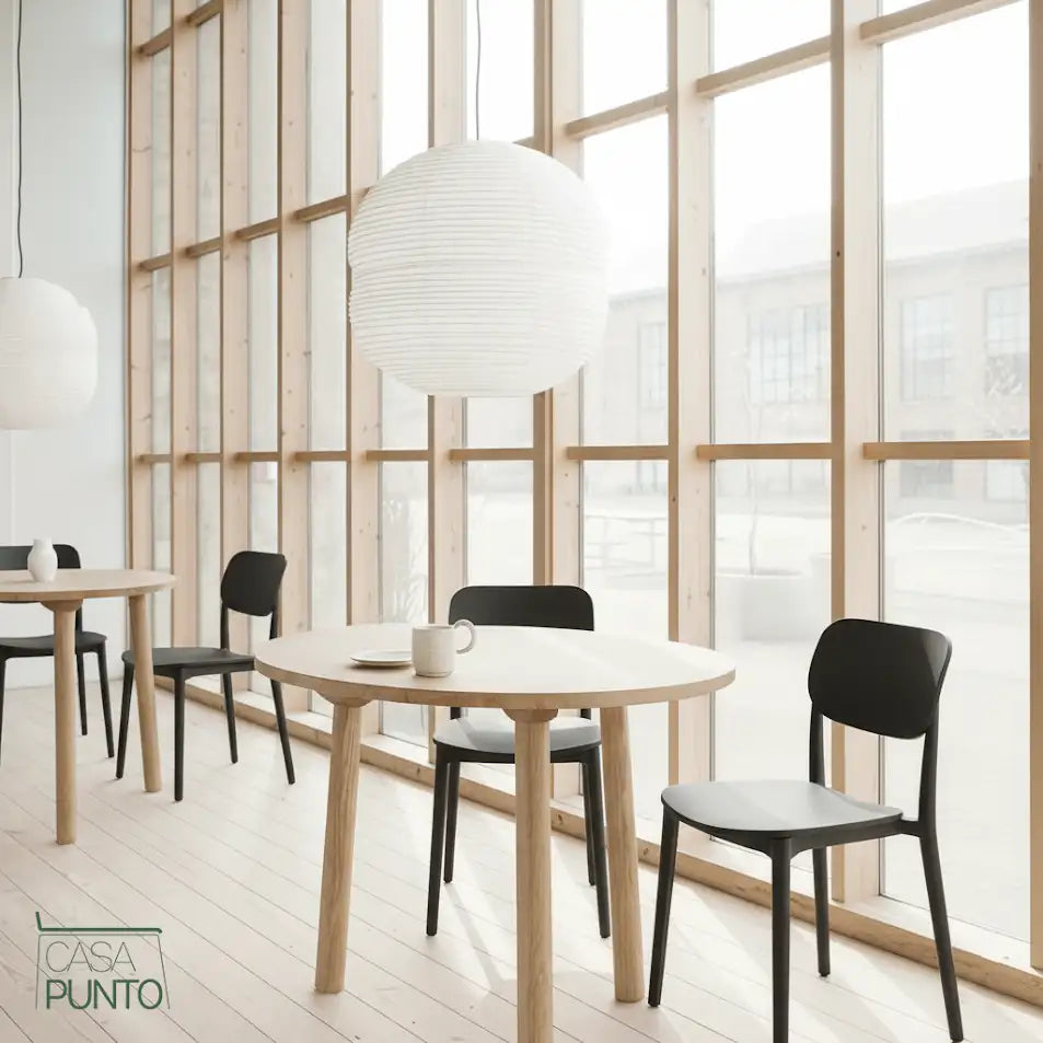 Silla de comedor apilable Hirus