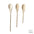 Juego de cucharas de madera de arce Buma de 3 piezas - Utensilios de cocina naturales