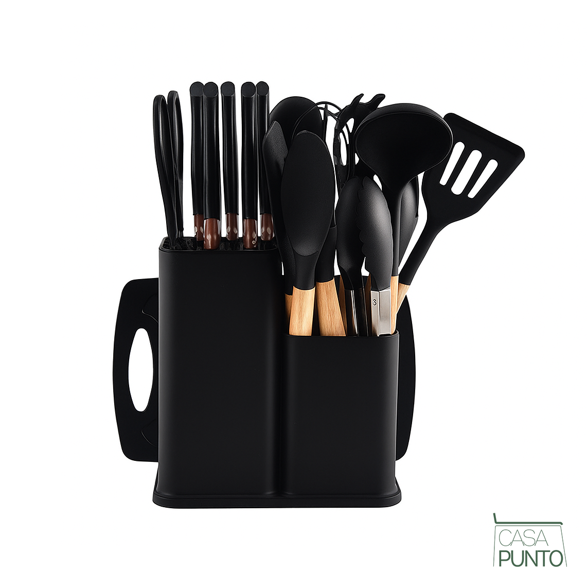 Juego de utensilios de cocina y cuchillos de cocina Brianna de 18 piezas