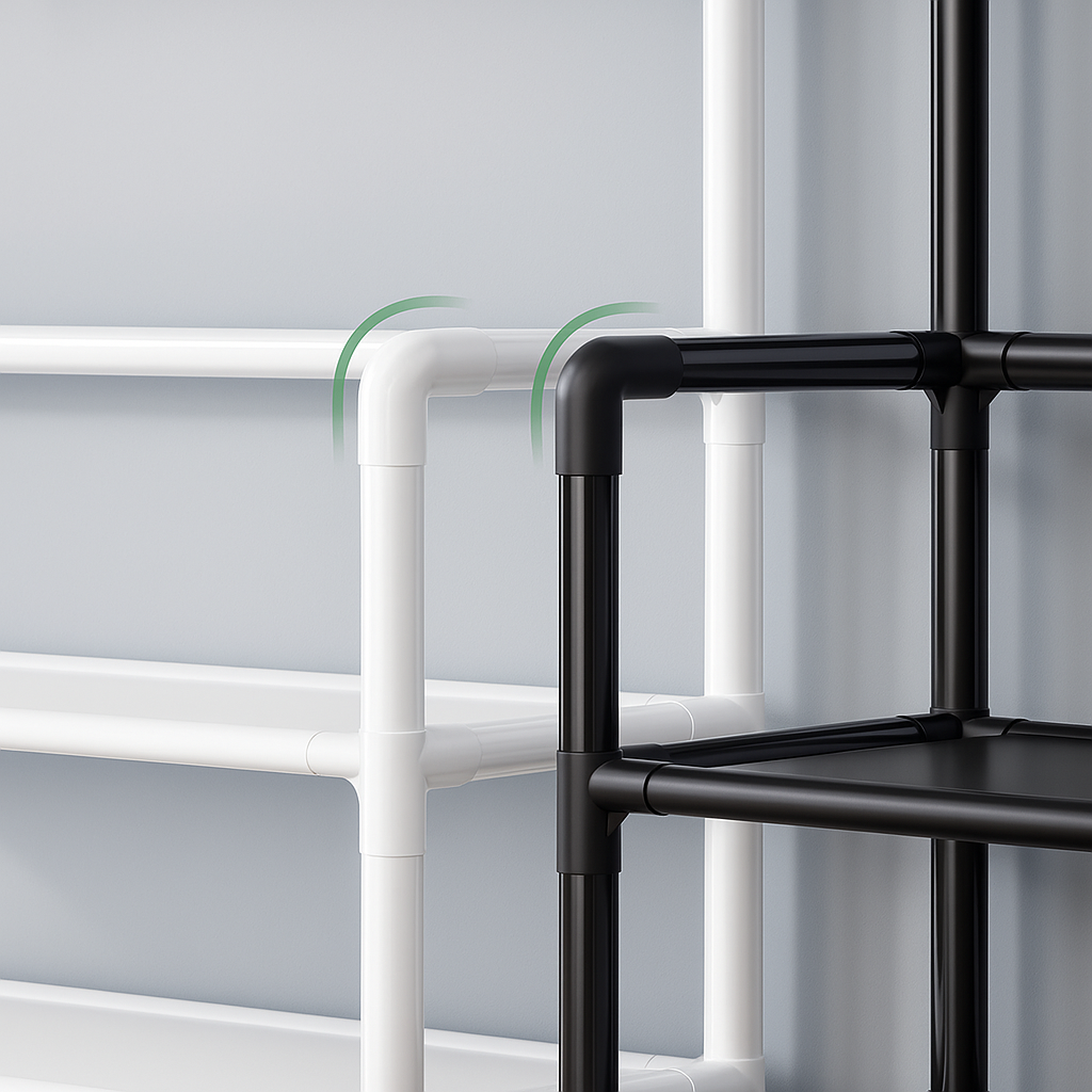 Organizador de entrada de 4 niveles Elda - Estante con almacenamiento para zapatos