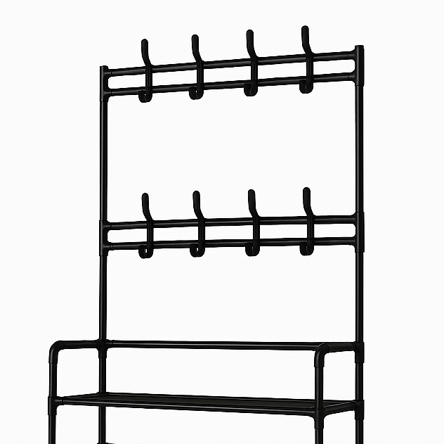 Organizador de entrada de 4 niveles Elda - Estante con almacenamiento para zapatos