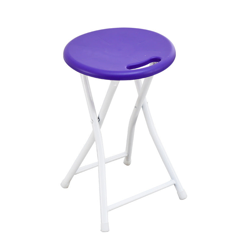 Taburete plegable Josh - Taburete compacto de 4 patas con asa