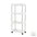 Carro utilitario rodante de 4 niveles Tilly - Organizador de almacenamiento delgado