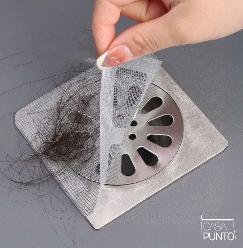 Filtros de drenaje adhesivos Rapunzel - Juego de 10 recogedores de cabello