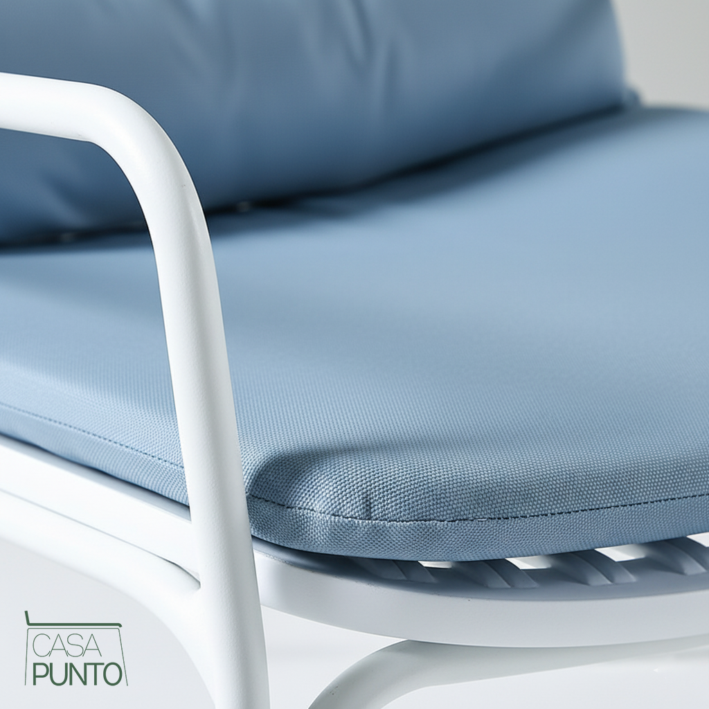 Sillón nórdico individual Linnea con cojines