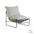 Saga Lazy Chair - Sillón lounge moderno con estampado de pata de gallo
