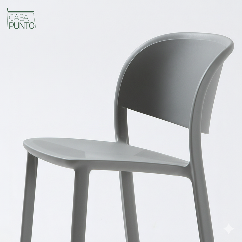 Taburete de bar Frida - Trona moldeada