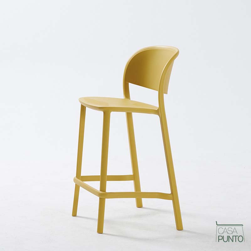 Taburete de bar Frida - Trona moldeada