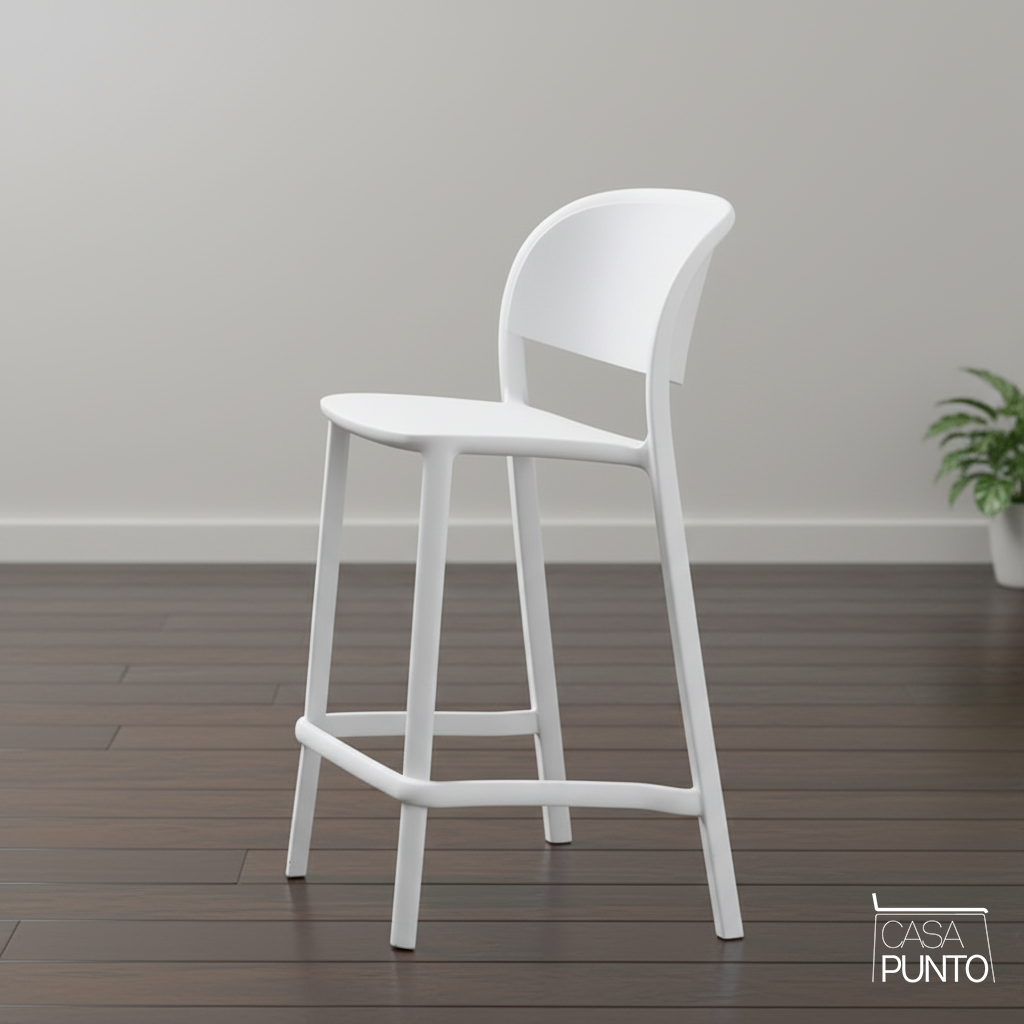 Taburete de bar Frida - Trona moldeada