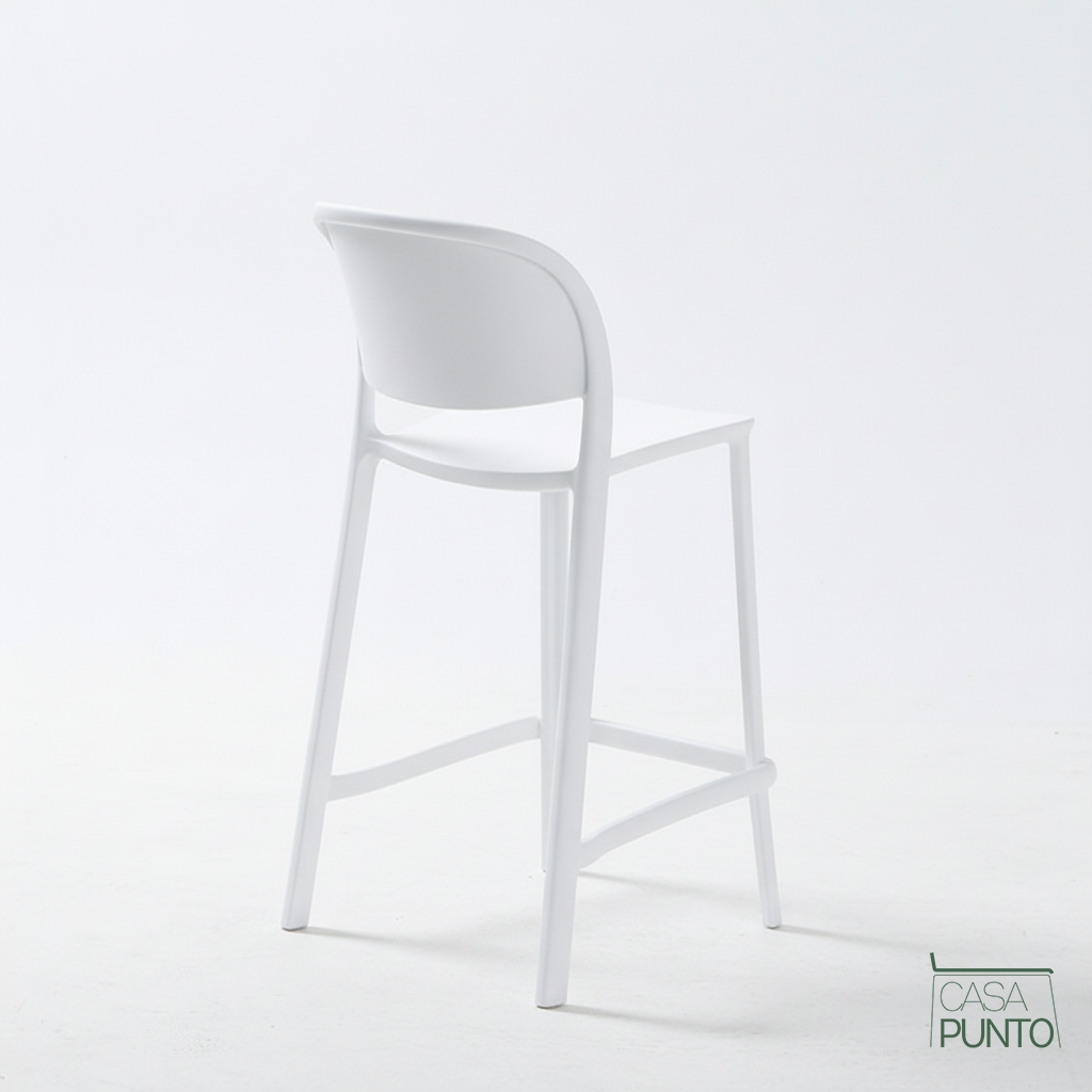 Taburete de bar Frida - Trona moldeada