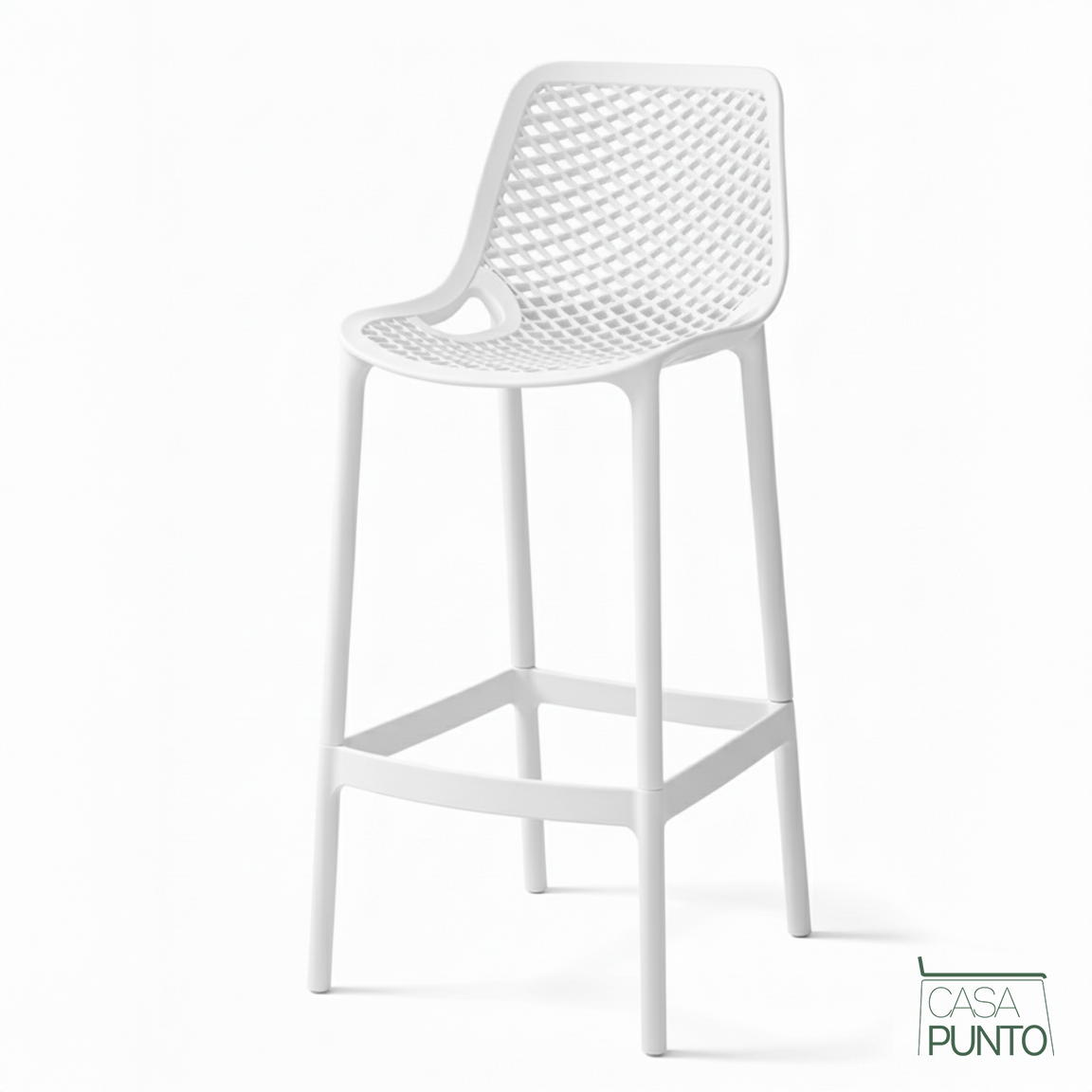 Taburete de bar perforado Dorte