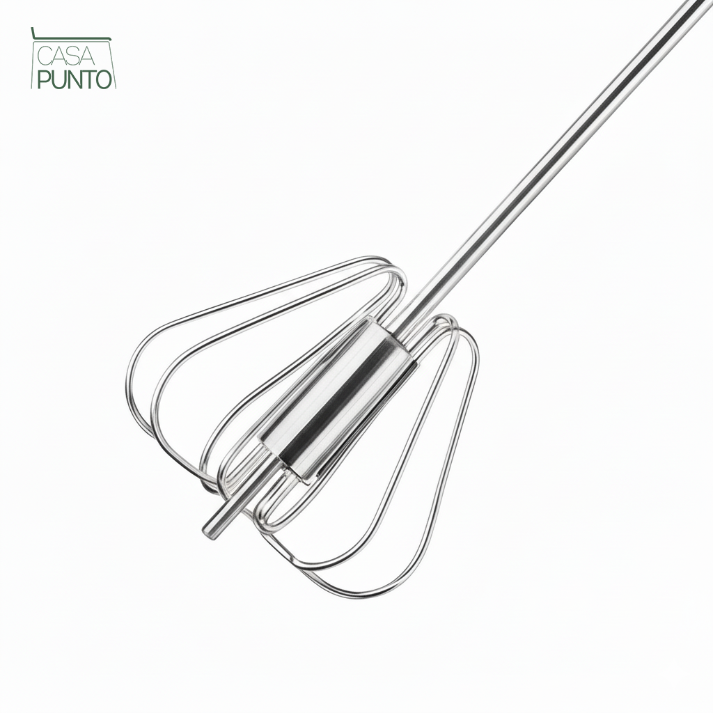 Batidor de empuje Blist - Espumador manual de acero inoxidable