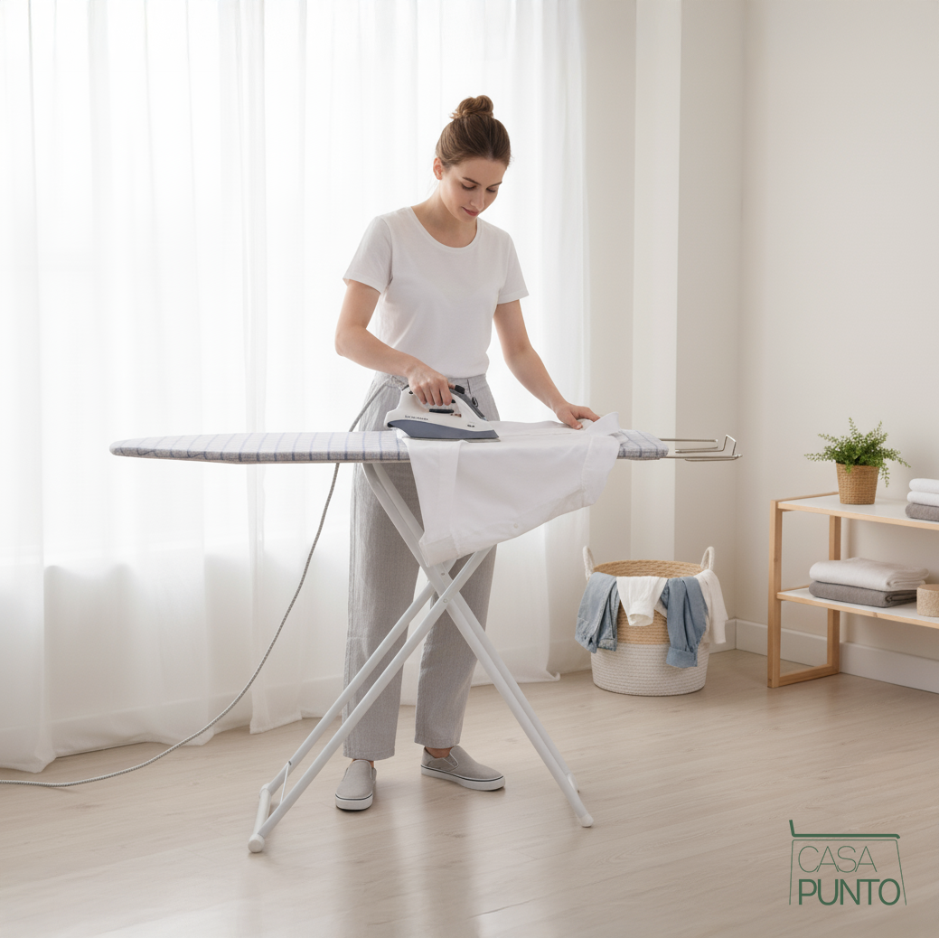 Tabla de planchar plegable Flaca con funda