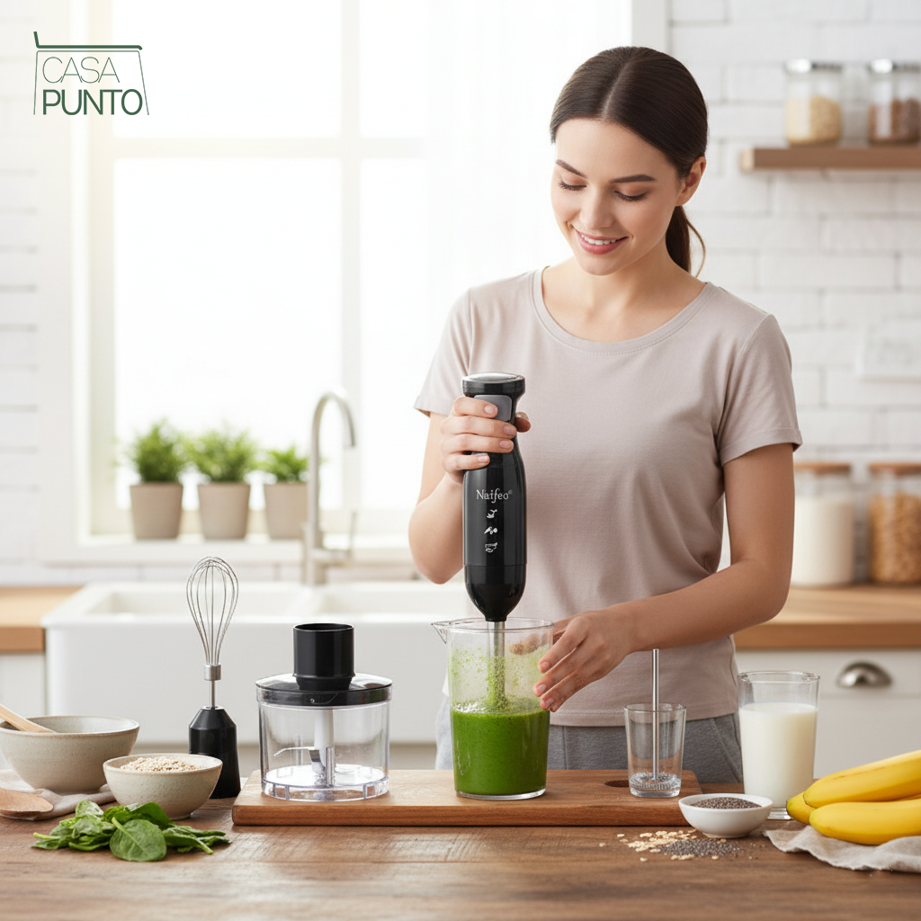 Juego de batidora de mano 4 en 1 Jill: batidor y vaso