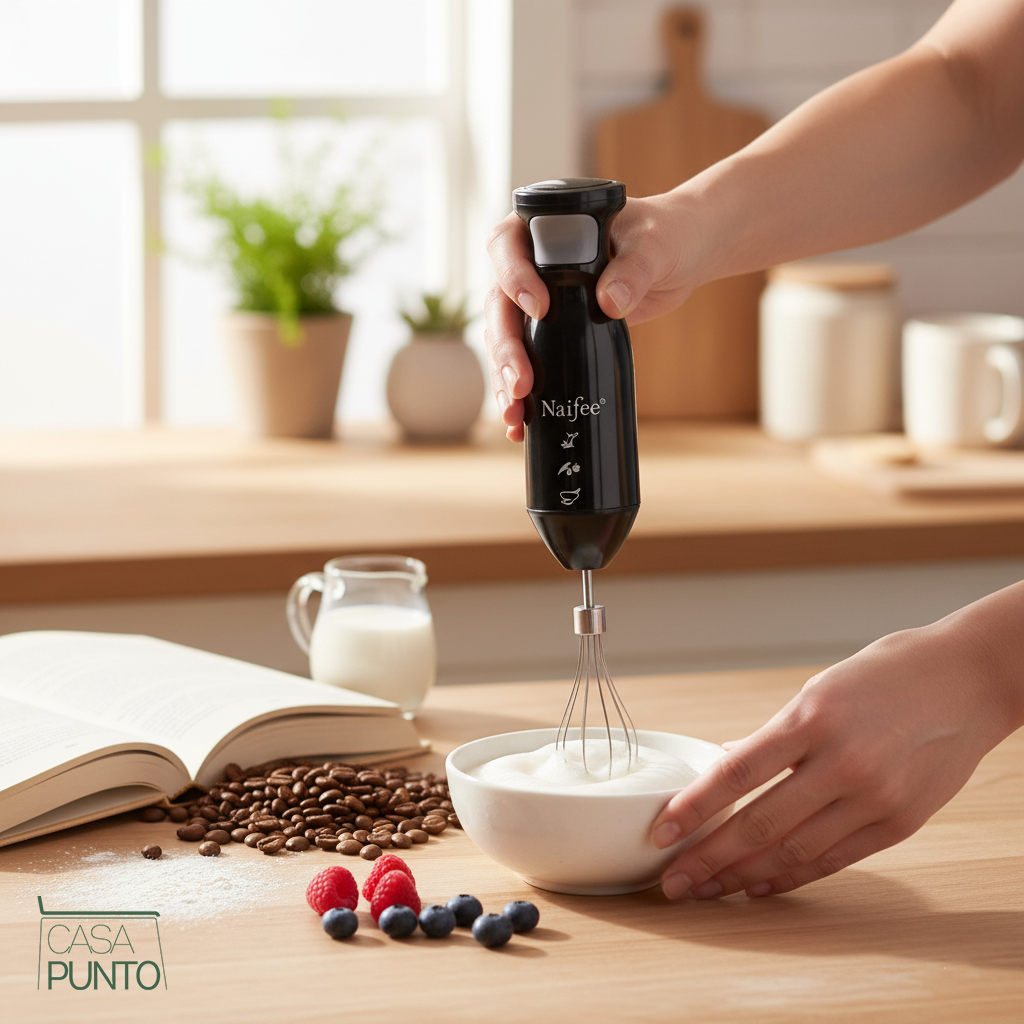 Juego de batidora de mano 4 en 1 Jill: batidor y vaso