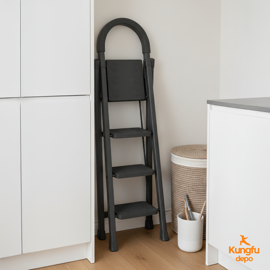 Escalera plegable Rhino Big de 4 peldaños
