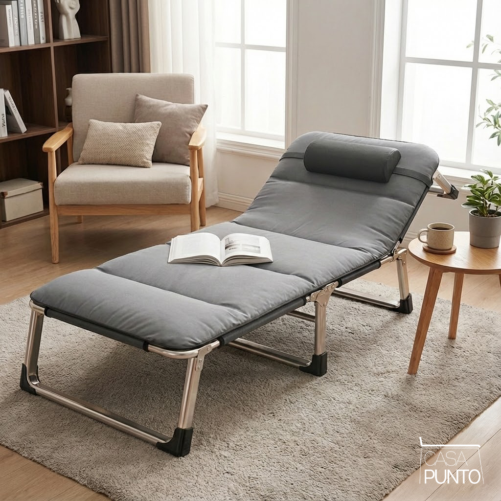 Cama plegable Jeremy – Cama individual multifuncional