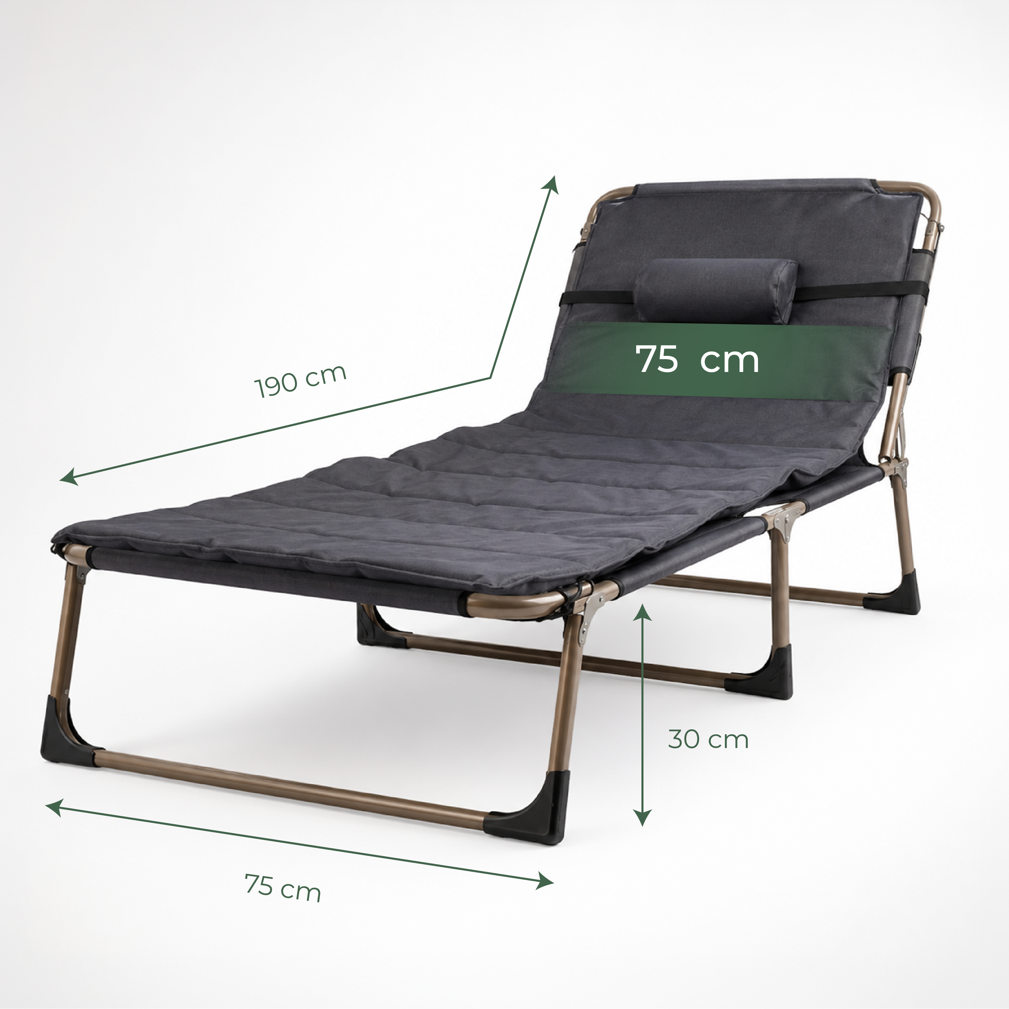 Sofá cama plegable convertible Romi - Sillón reclinable ajustable