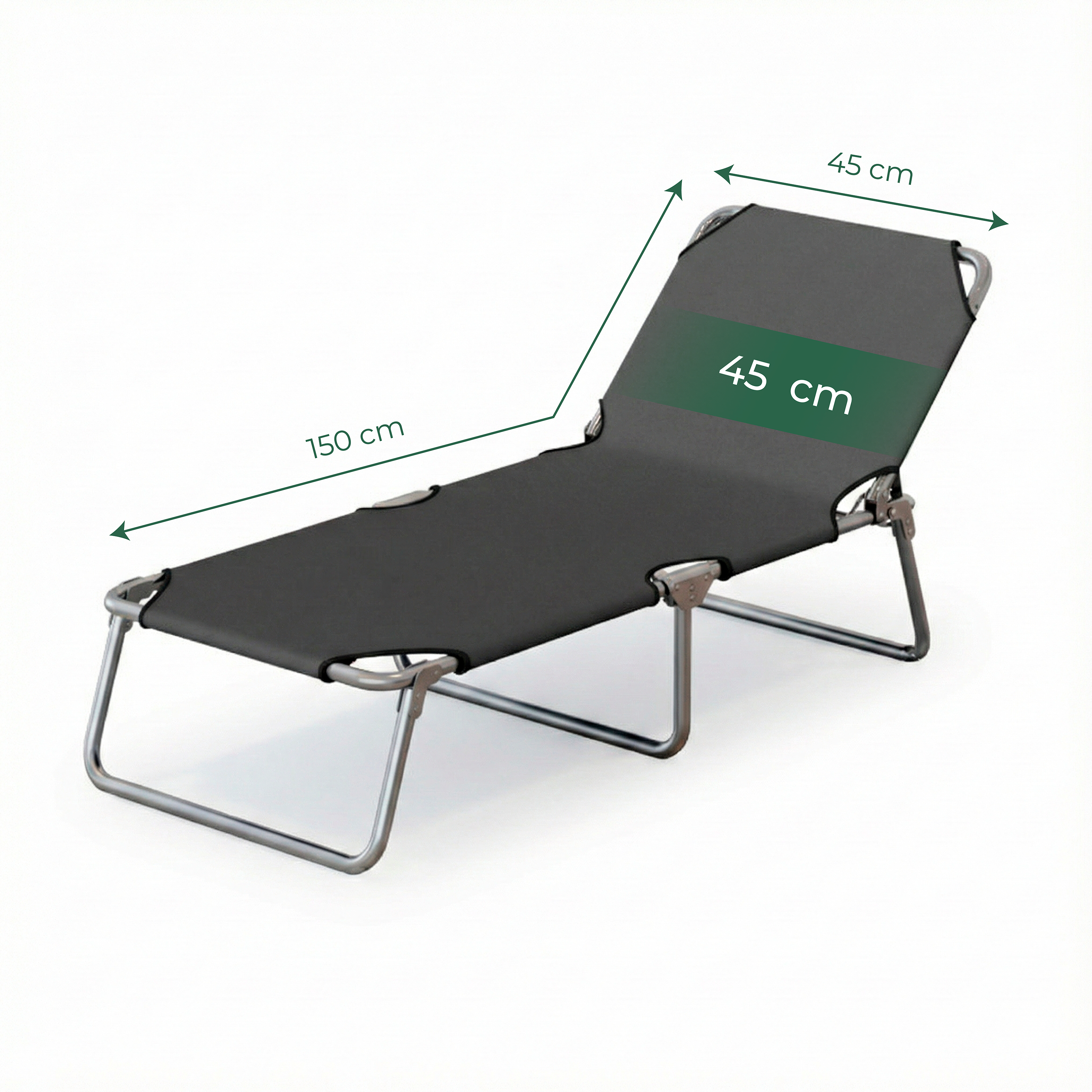 Catre plegable y tumbona de camping Ferb Compact