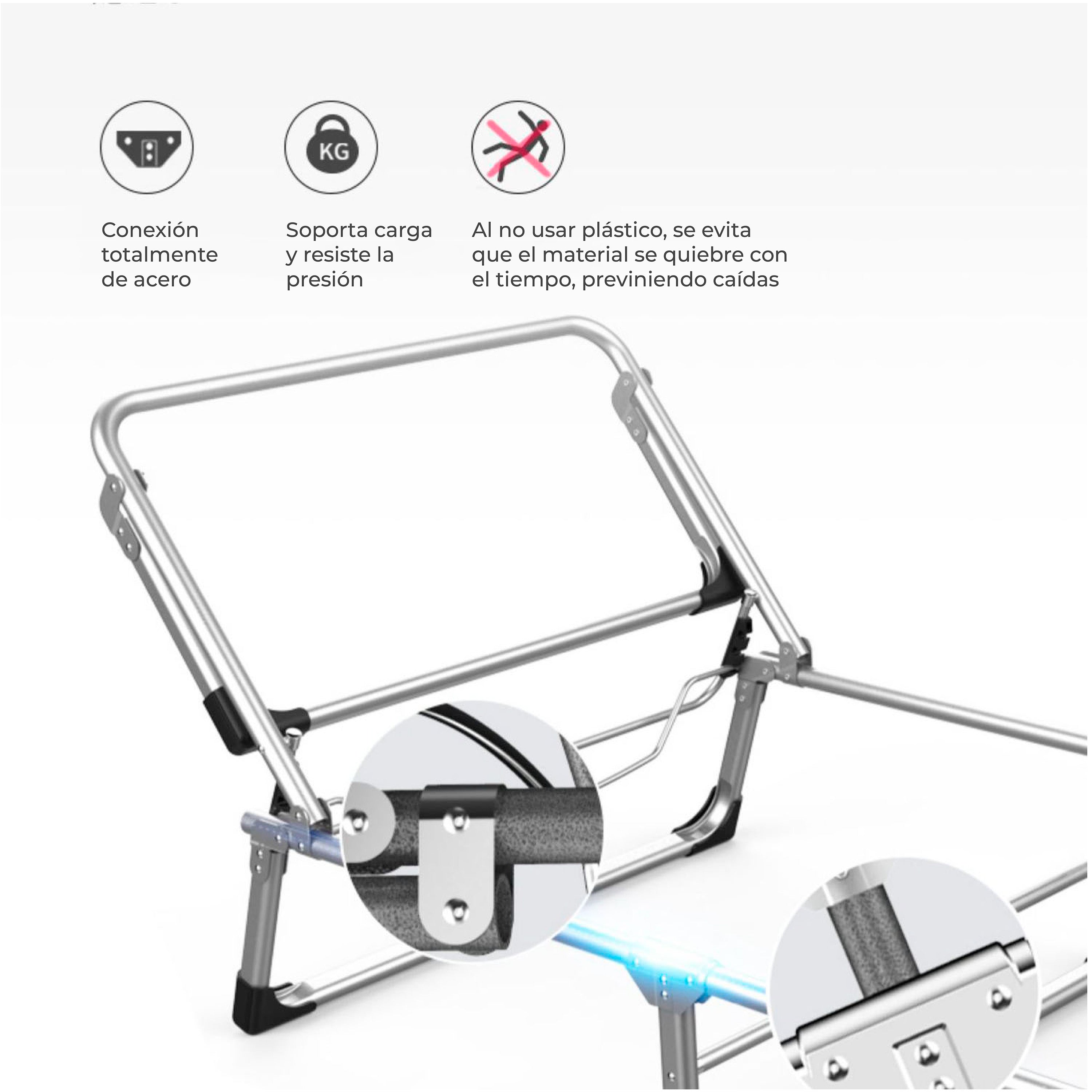 Sofá cama plegable y reclinable Ayea - Sillón multiposición