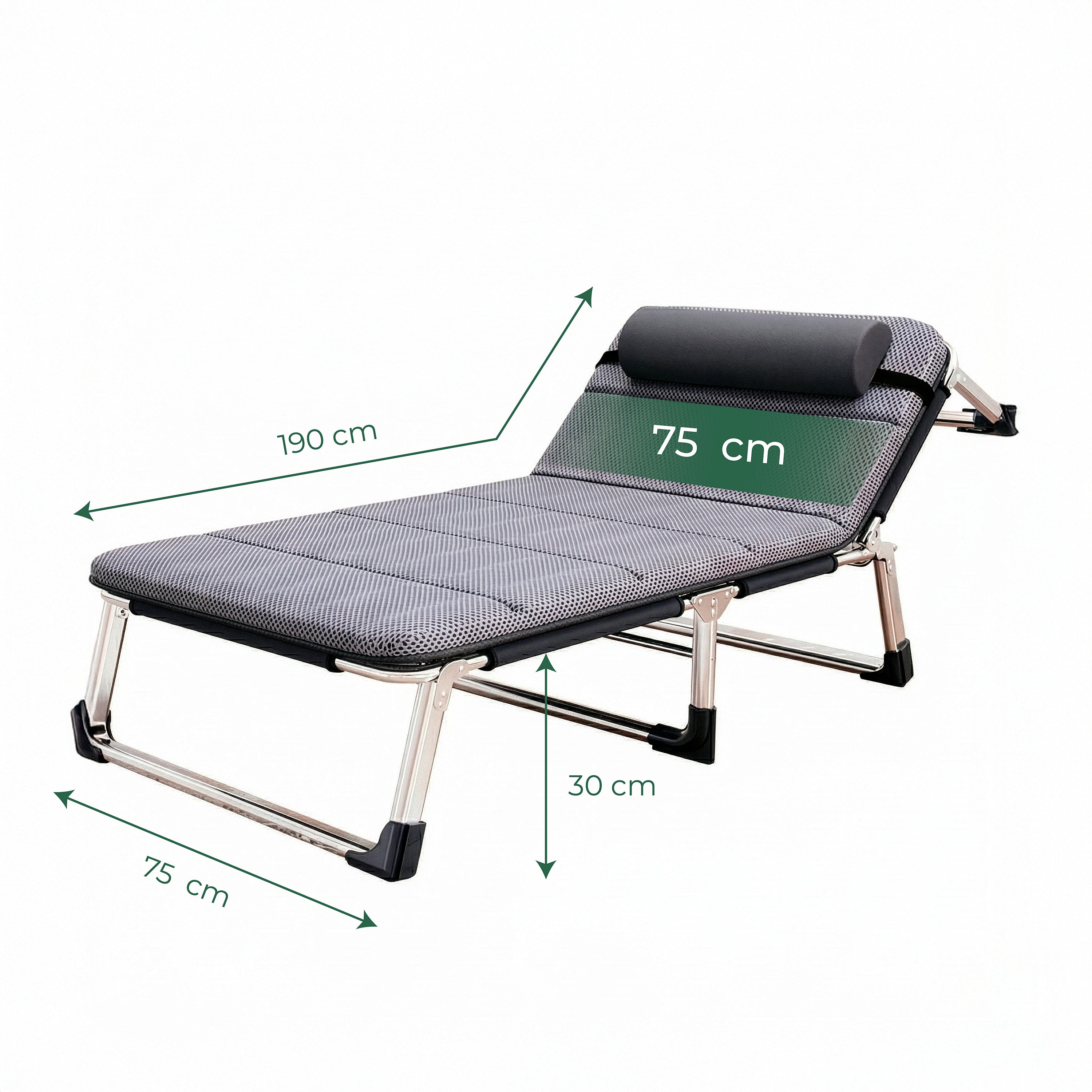 Sofá cama plegable y reclinable Ayea - Sillón multiposición