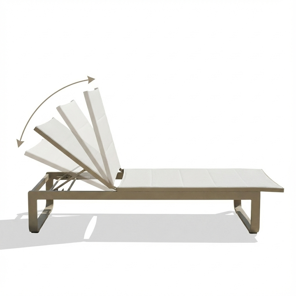 Camastro exterior ajustable Weier