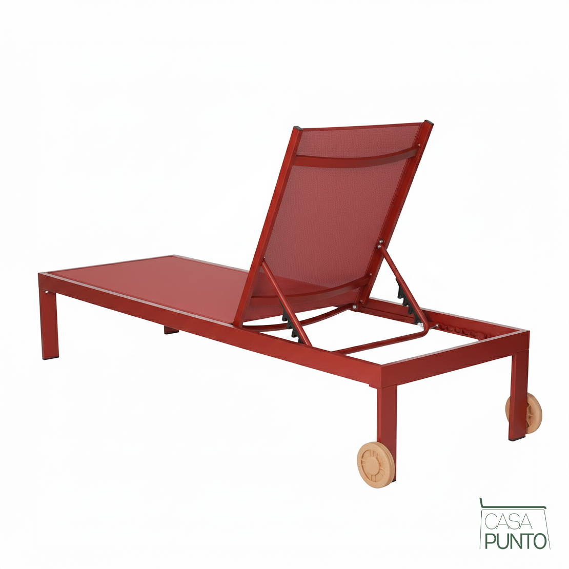Camastro de exterior Ember - Tumbona ajustable de malla Teslin