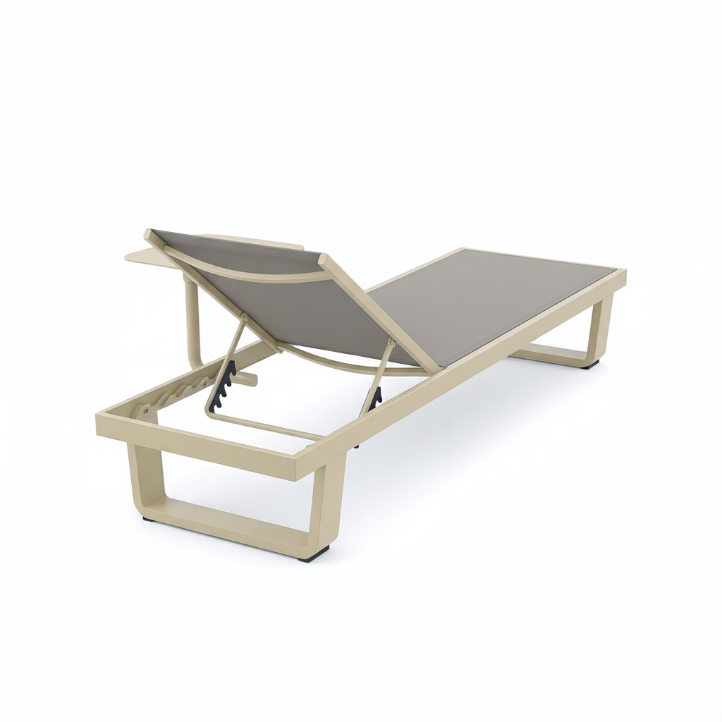 Camastro reclinable de tela para exteriores Youku - Tumbona de piscina ajustable