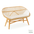 Sofá Elton de ratán natural - Muebles de exterior para balcón y jardín
