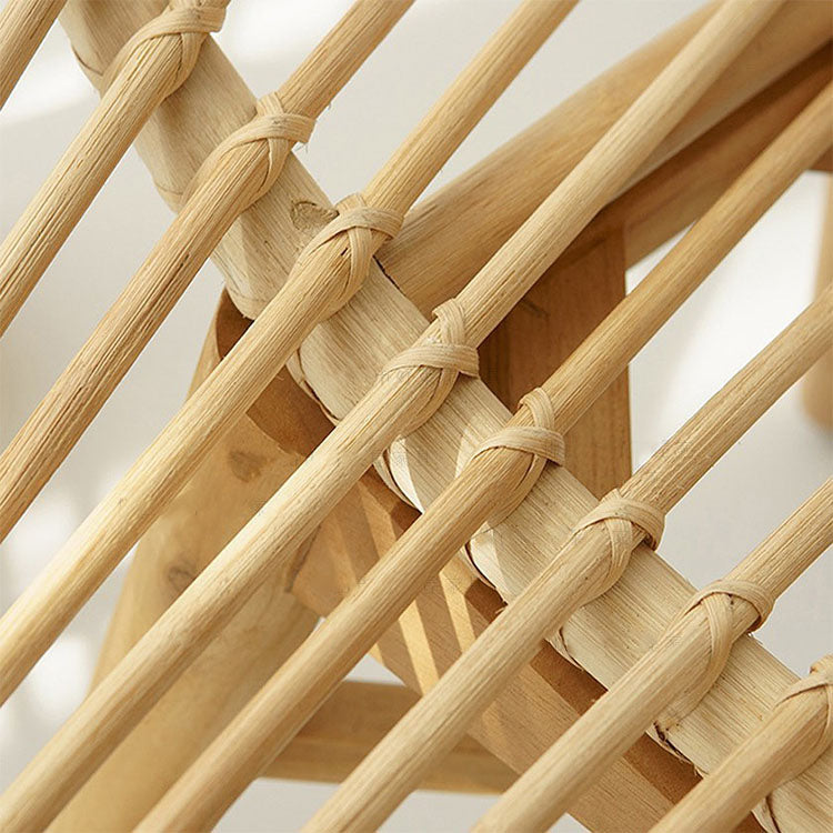 Sofá Elton de ratán natural - Muebles de exterior para balcón y jardín