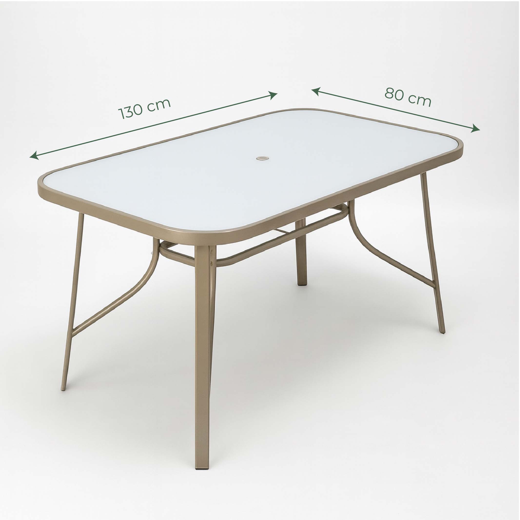 Conjunto de muebles de exterior para patio Joanna - Juego de 6 sillas
